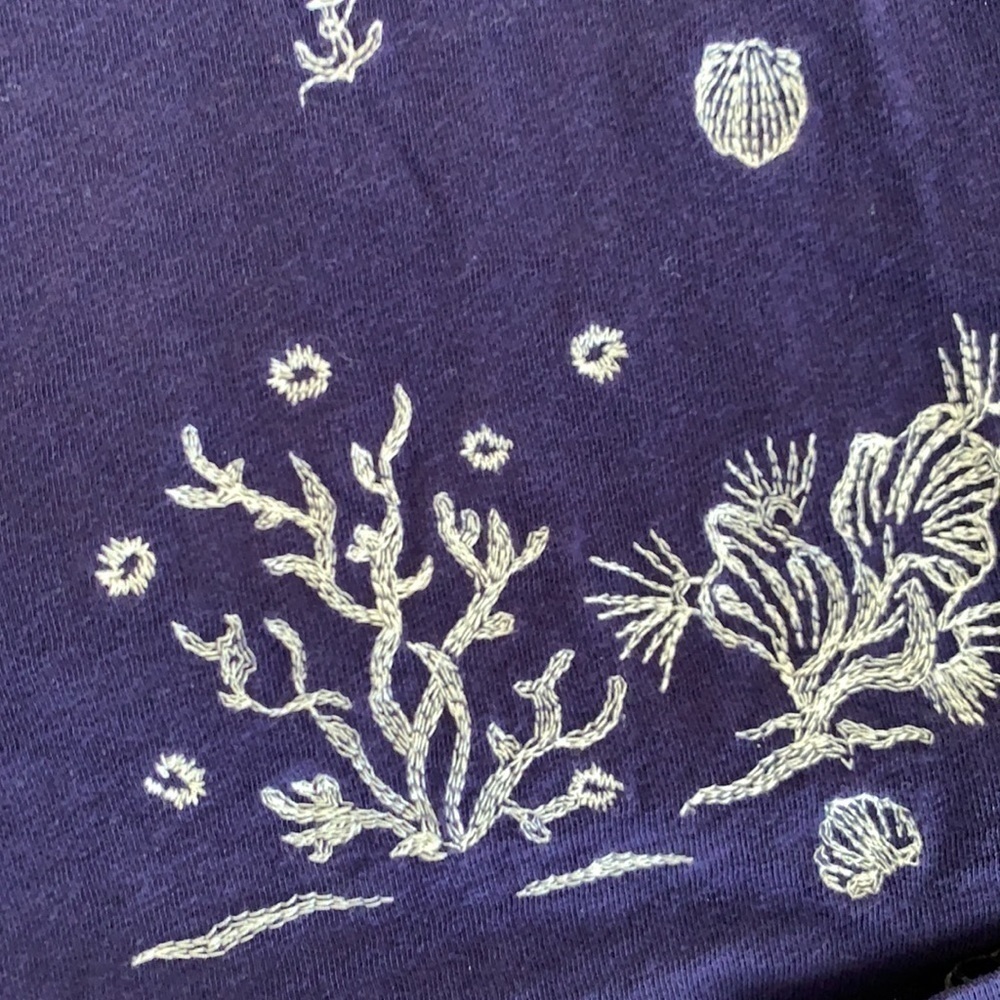 J Crew nautical embroidered tee - Picture 10 of 16